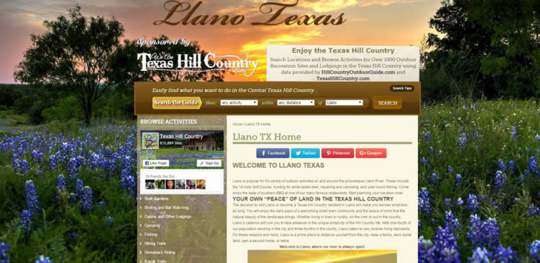 Hill Country City Websites